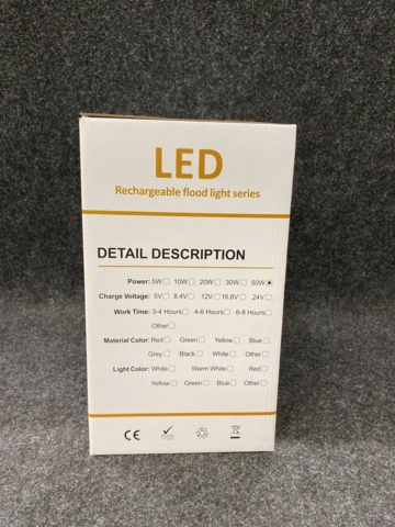 1118720-7 Arbetslampa LED 50W uppladdningsbar