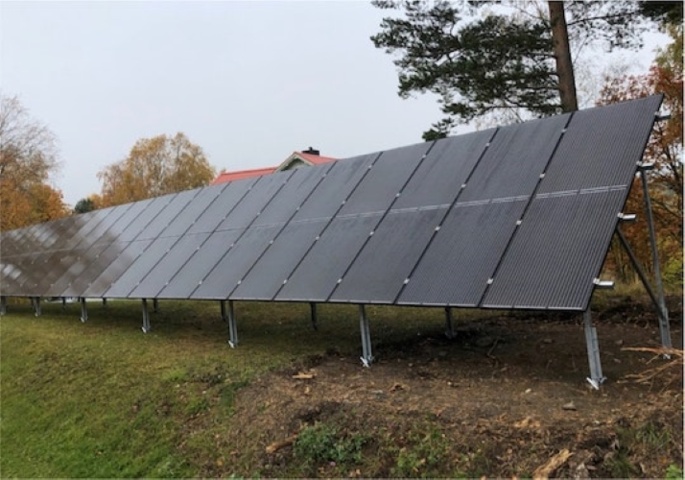 1116136-1 Solar cell package 6 kw ground mounting complete system