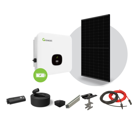 1116136-3 Solar cell package 6 kw ground mounting complete system
