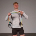 1124835-7 2 pcs. Elastic set with handles - Complete home training PRO