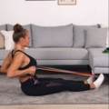 1124835-16 2 pcs. Elastic set with handles - Complete home training PRO