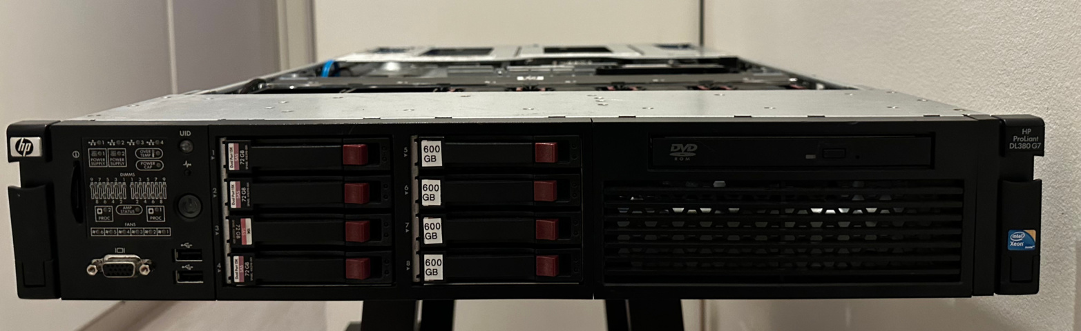 1125005-2 HP ProLiant DL380G7 including hard drives