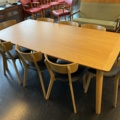 1057512-7 Dining room table & 8x chairs