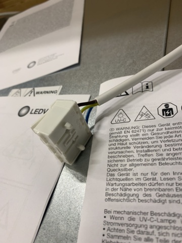 1125320-7 3 air purifiers UVC Panels 2x25W LED, Ledvance