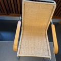 963643-8 Rattan armchairs x2 Thonet S35 Marcel Breuer, incl. side table
