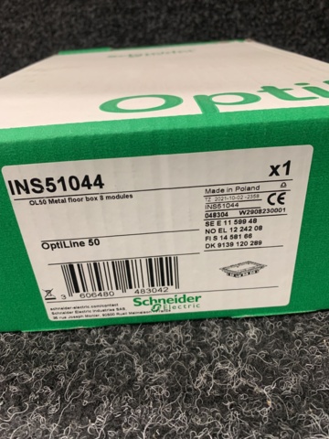 1125348-3 Floor box Schneider Electric INS51044