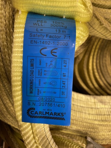 1124690-3 Webbing loops Carlmarks Duplex Webbing 3T x 13M