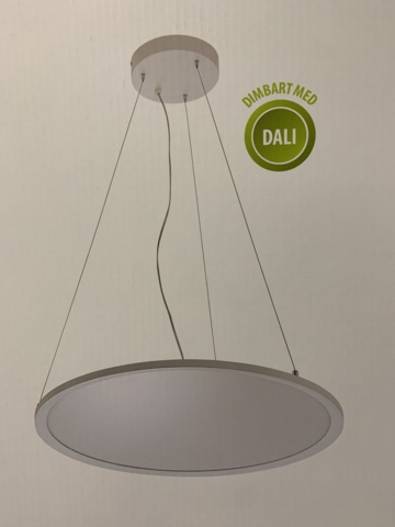 1125339-5 4 LED Panels round 40W 4000lm 3K, Zebra