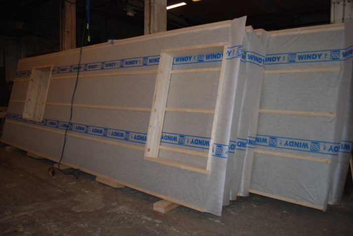 1125970-4 Frame for a one and a half storey house of approximately 155 square meters