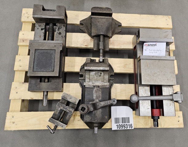 1099316-1 5 machine vises in different sizes