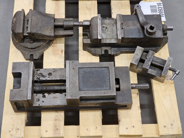1099316-4 5 machine vises in different sizes