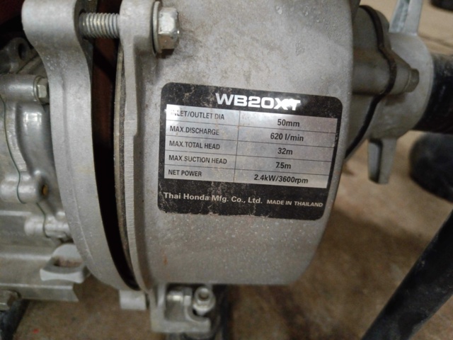 1000105-17 Water pump with accessories Honda WB20XT