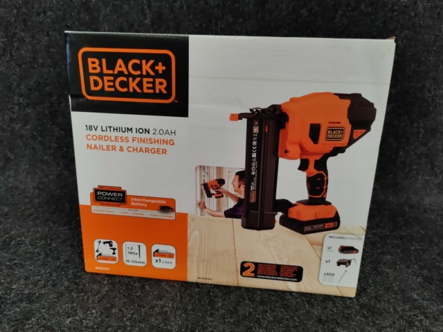 1126313-1 Nail gun Black & Decker BCNG01D1QW 18V