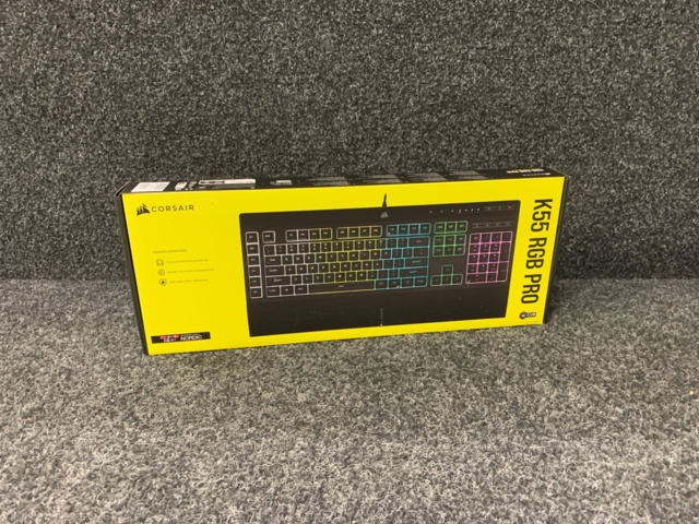 1089895-2 Gaming keyboard Corsair K55 RGB PRO (black)