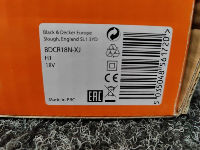 1126335-3 Tigersåg Black & Decker BDCR18N-XJ 18V + Multislip Black & Decker BDCDS18N-XJ Mouse 18V