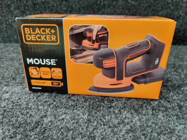 1126335-4 Tigersåg Black & Decker BDCR18N-XJ 18V + Multislip Black & Decker BDCDS18N-XJ Mouse 18V