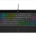 1089895-1 Gaming keyboard Corsair K55 RGB PRO (black)