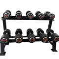 1126531-2 M&F Dumbbells rubberized 14 pcs - 10-35 kg