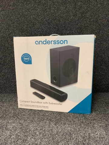 1089788-3 Soundbar med subwoofer och fjärrkontroll Andersson CTS-C2000