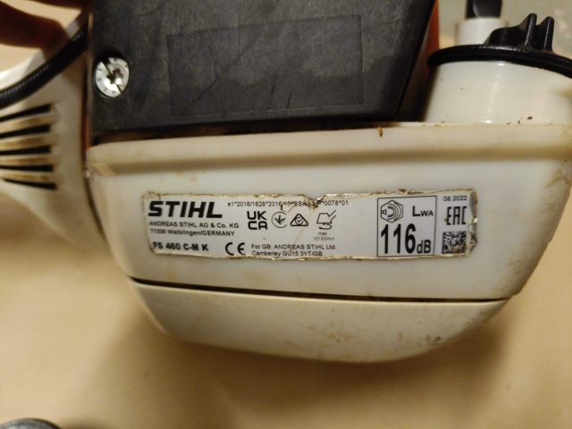 887849-10 Clearing saw Stihl FC460C year m. -22 incl. Stihl Xtreem harness