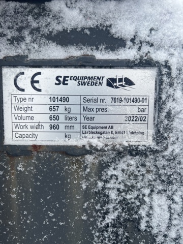 1069365-2 SE Equipment Backhoe 101490 Teeth S60 650L 1270-2022