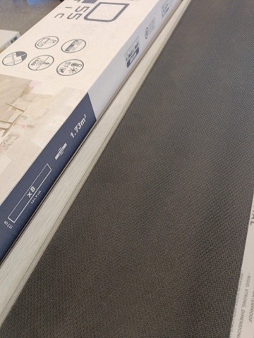 1000173-3 Flooring 34 packages Gerfloor Rigid 55 vinyl clicks Sucre White