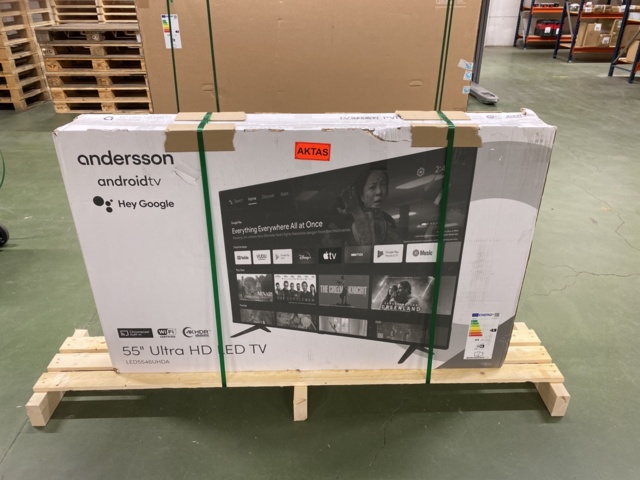 1116364-7 55" 4K LED TV med Android OS och inbyggd Chromecast Andersson LED5546UHDA
