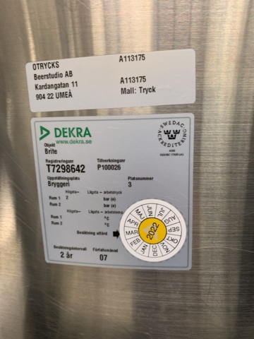 1065276-4 CCV tank Nilssons Industriservice 1000 liters - 2014