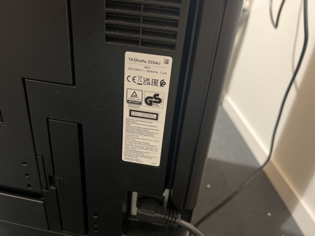 1116832-5 Printer Kyocera TASKalfa 3554ci