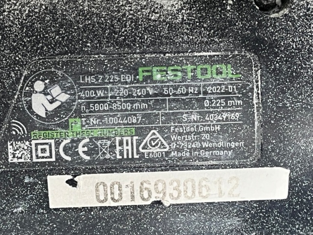 1128732-5 Wall / Ceiling sander & Vacuum cleaner - Festool