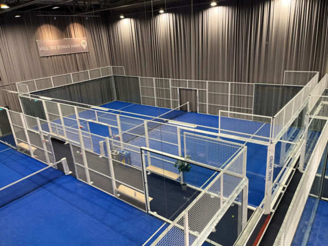 963633-2 Complete padel courts (5 pcs) for disassembly - Jubo Padel