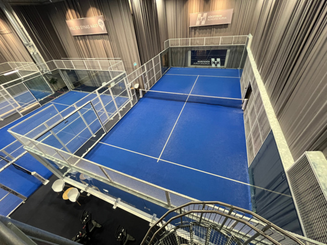 963633-7 Complete padel courts (5 pcs) for disassembly - Jubo Padel