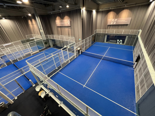 963633-9 Complete padel courts (5 pcs) for disassembly - Jubo Padel