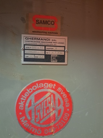 1114494-8 Ghermandi SRL Grinding machine