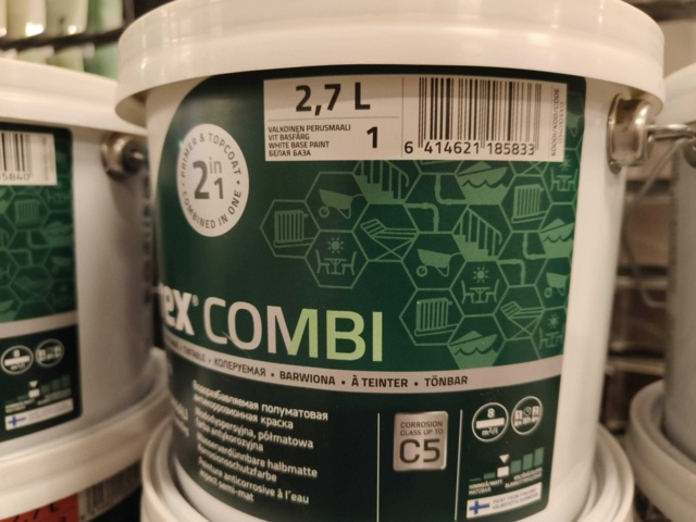 1000148-7 Rust protection paint Teknos Ferrex Combi - 28 pails