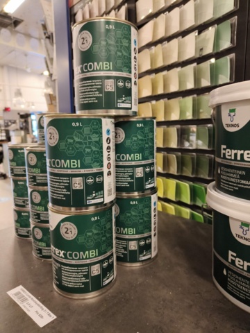 1000148-15 Rust protection paint Teknos Ferrex Combi - 28 pails