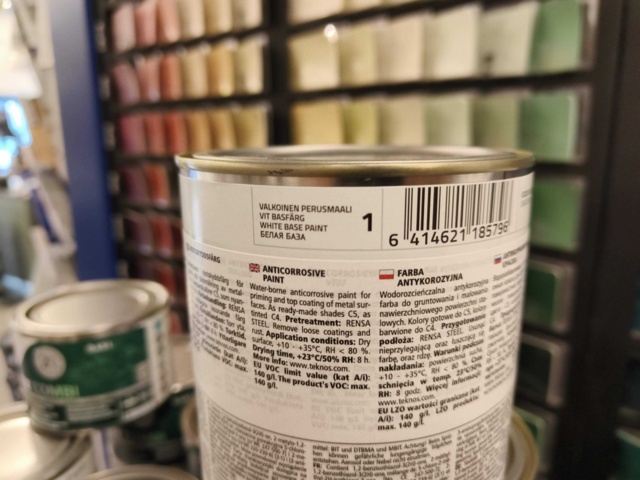 1000148-20 Rust protection paint Teknos Ferrex Combi - 28 pails