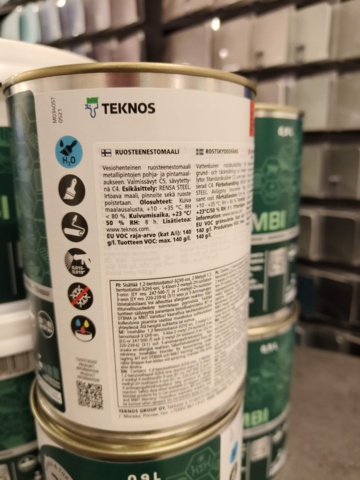 1000148-24 Rust protection paint Teknos Ferrex Combi - 28 pails