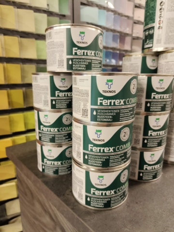 1000148-26 Rust protection paint Teknos Ferrex Combi - 28 pails