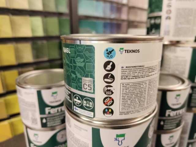 1000148-28 Rust protection paint Teknos Ferrex Combi - 28 pails