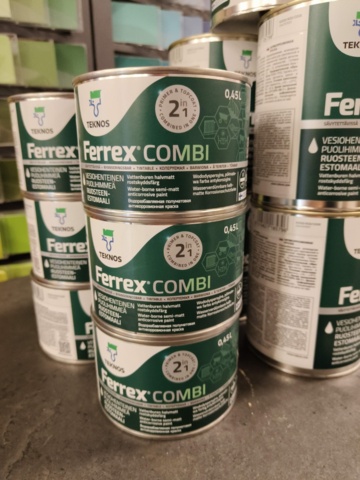 1000148-31 Rust protection paint Teknos Ferrex Combi - 28 pails