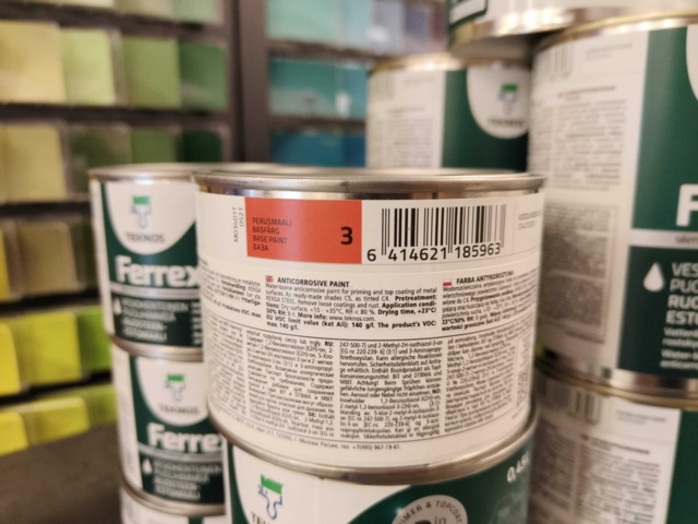 1000148-32 Rust protection paint Teknos Ferrex Combi - 28 pails