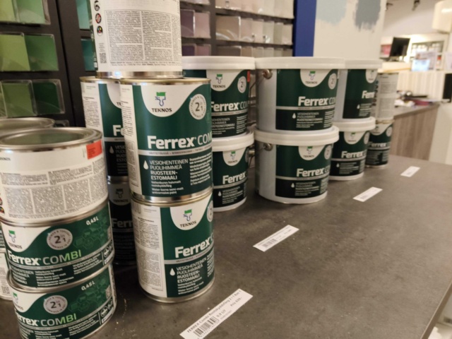 1000148-34 Rust protection paint Teknos Ferrex Combi - 28 pails