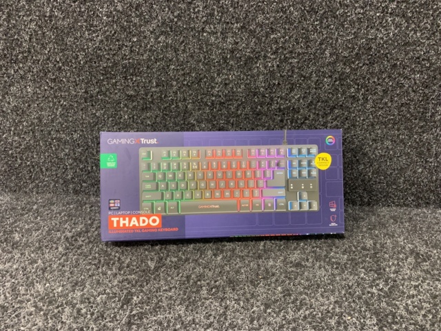 1089995-2 Gaming keyboard Trust GXT 833 Thado TKL (black)