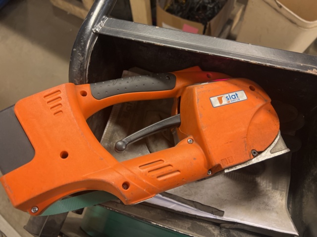 1117353-4 Strapping machine with trolley - Siat Maills