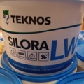 1000208-2 Lot of Teknos SILORA LW wet room putty - 450 Liter