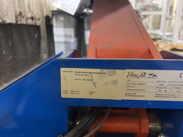 1116852-6 2 lift tables Edmo Lift ALT 750