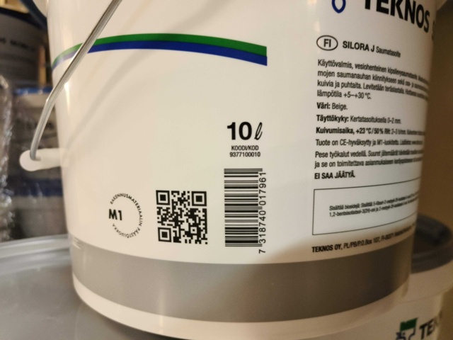 1000410-6 Hand putty Teknos SILORA J - 70 Liter