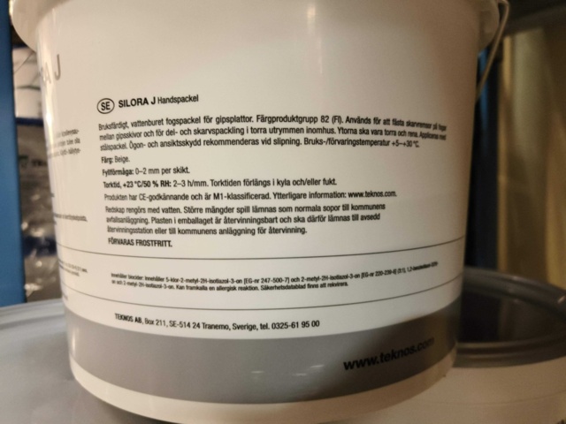 1000410-8 Hand putty Teknos SILORA J - 70 Liter