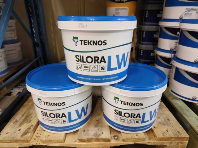 1000407-1 Light Wet room putty Teknos SILORA LW - 30 Liter